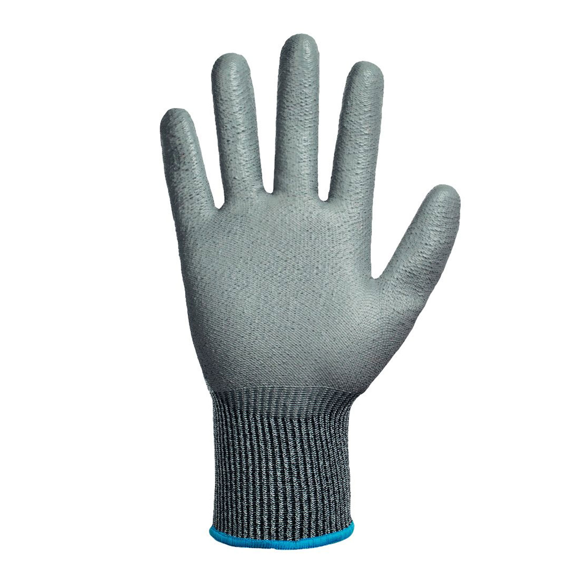 Goodjob Burbank  0809 Schnittschutzhandschuhe mit Polyurethan-Beschichtung grau, VE 60 Paar
